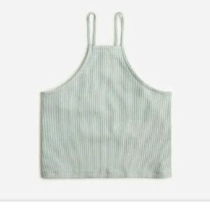 J. Crew Vintage Rib Crop Halter Tank